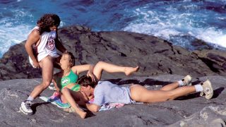 Lydia Facials Lydia Gets Both Sockets Penetrated in MMF Threeway on Tropical Island