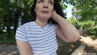 Faye Taylor Diapers Cushies chat by the lake