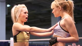 Blue Angel Lesbian NudeFightClub presents Blue Angel vs. Sabrinka