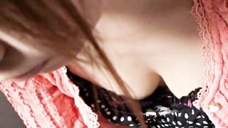 Deep Downblouse A close up view of the deep downblouse