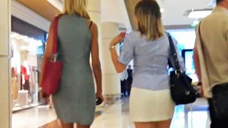 Legs Upskirts Admiring amateur legs upskirts on shopping